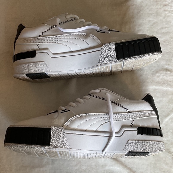 Puma White and Black cali platform - Picture 5 of 6